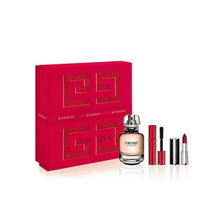 Givenchy L'Interdit Eau de Parfum 50ml + Le Rouge Lipstick + Volume Mascara Luxury Set