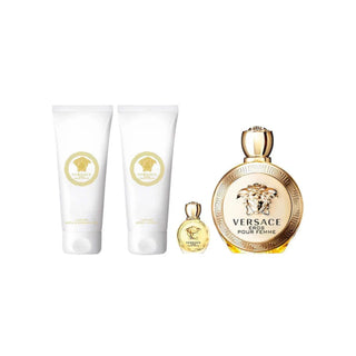 Versace Eros Pour Femme Edp 100ml 4Pcs Set