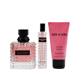 Valentino Donna Born In Roma Luxury Perfume Wardrobe - 100ml 3Pcs Set