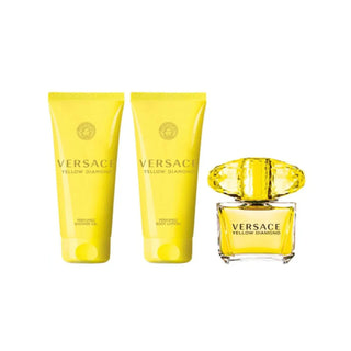Versace Yellow Diamond Edt 90Ml 3Pcs Bag Set